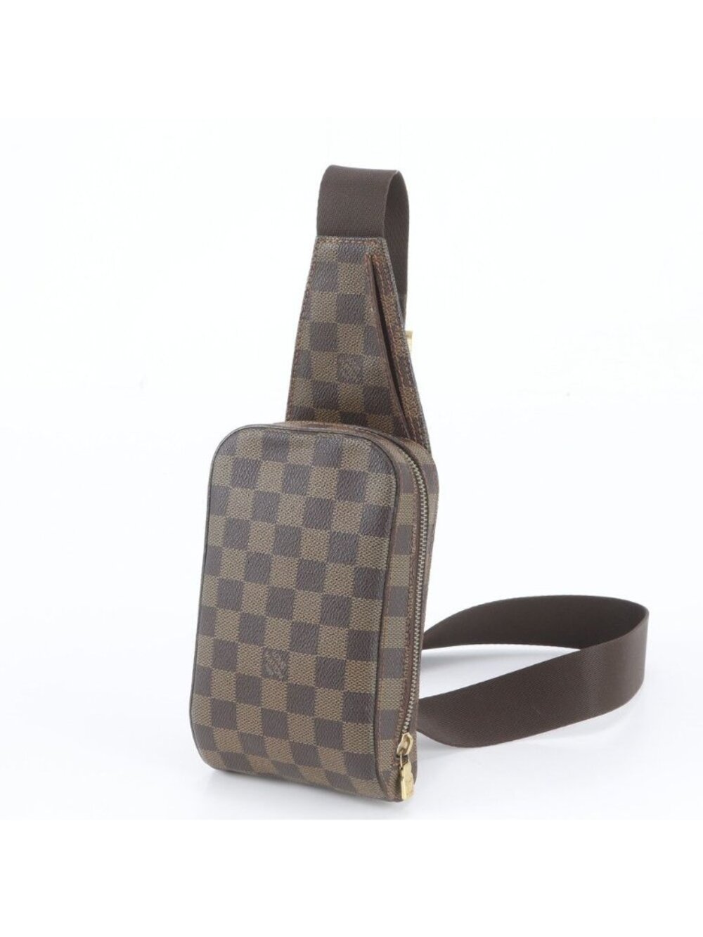 Louis Vuitton Damier Geronimos Leather 2-Way Belt Bag Crossbody Body Waist Pouch
